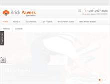 Tablet Screenshot of mybrickpavers.com